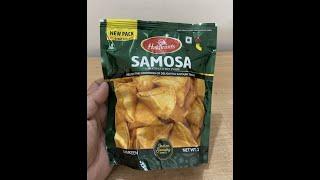 Haldiram samosas  Ready to eat vegetarian snack  yummy food