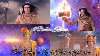 Lord Krishna vs Lord Shiva Fight Scene  RadhaKrishna #Radhakrishna #ShivaVsKrishna #ShivaVsVishnu