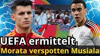 Eilmeldung EM 2024-Skandal UEFA untersucht Morata und Rodri wegen Spott gegen Musiala