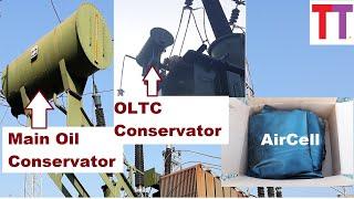 Main Oil Conservator OLTC Conservator tank and Air cell Accessories of Power Transformer