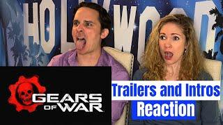 Gears of War Triple Trailer Reaction  1-3 Intros
