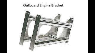 DIY Boat Outboard Engine Transom Bracket