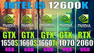 GTX 1650 SUPER vs GTX 1660 SUPER vs GTX 1660Ti vs GTX 1070 vs RTX 2060  PC GAMES TEST 