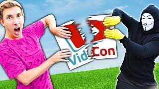 VIDCON IS HACKED Hackers Control YouTubers for 24 Hour Challenge Last to Stop Project Zorgo Wins