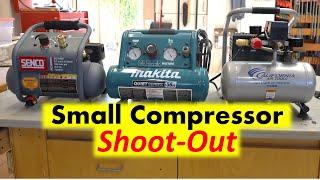 1 Gallon Air Compressor Shoot Out