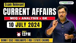 10 July 2024 Current affairs  Daily Current Affairs  Current Affairs in Hindi & English