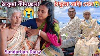 আজ ঠাকুমা বাড়িয়ে চলে গেল আমাদের কাঁদিয়ে নিজে ও কাঁদলেন Sundarban Diary