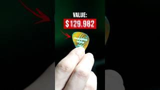 The worlds most expensive guitar pick