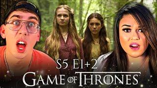 We Wish You Good Fortune In The Wars To Come GAME OF THRONES REACTION 5x1 5x2