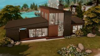 Hillside House  The Sims 4  no cc  stop motion