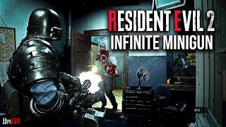 RESIDENT EVIL 2 REMAKE  INFINITE MINIGUN  Full Gameplay Walkthrough