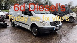 Mercedes Vito with some chuffing injector seals and a lot of the Black Death 