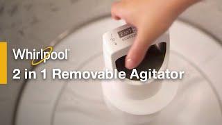 Whirlpool® 2 in 1 Removable Agitator  Washing Machine