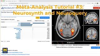 fMRI Meta-Analysis Tutorial #3 Neurosynth & Neuroquery