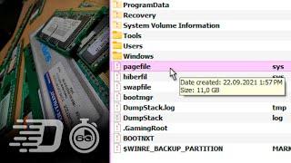 Увеличиваем ОЗУ или как работает файл подкачки #Shorts