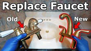 DIY How to Replace and Install a Bathroom Sink Faucet