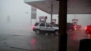 Insane South Dakota Storm Chase - Wind Driven Hail