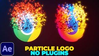 Particle Logo Animation Without Plugins  After Effects Tutorial  No Plugins