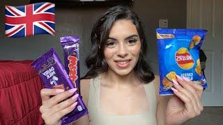 Asmr trying british snacks- @SoftlySoundingASMR favoritescollab