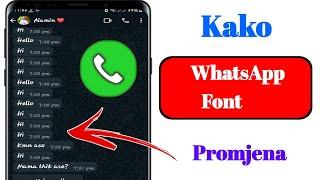 Kako promijeniti font WhatsApp u Androidu 2024   Promjena fonta WhatsApp