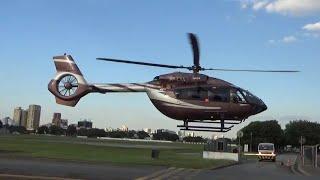 POUSO HELICÓPTERO AIRBUS BK117-D2 - SBMT - CAMPO DE MARTE - SÃO PAULO