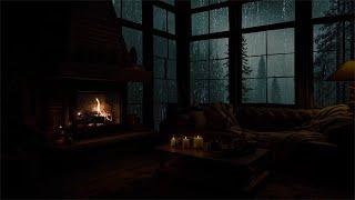 ASMR Rain & Fireplace  Relaxing Sounds for Sleeping & Fighting Insomnia ️