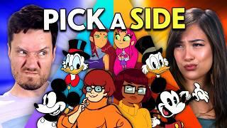 Choose A Side Cartoon Originals Vs. Remakes