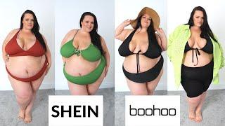 PLUS SIZE SWIMWEAR TRY ON HAUL  SHEIN & BOOHOO UK