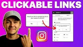 Clickable Links in Caption?? - New Instagram Feature?? 