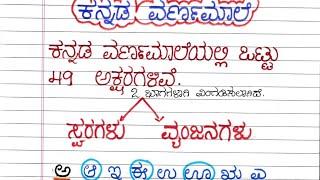 kannada varnamale swaragalu  ಕನ್ನಡ ವ್ಯಾಕರಣ ಸ್ವರಗಳು ಕನ್ನಡ ಹ್ರಸ್ವ ಸ್ವರ ದೀರ್ಘ ಸ್ವರ ಯೋಗವಾಹಗಳು  TLM