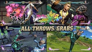 All ThrowsGrabs  JoJos Bizarre Adventure All-Star Battle R