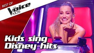 TOP 10  Kids sing BEST DISNEY SONGS in The Voice Kids