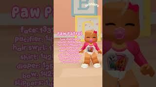 Roblox Berry Avenue 3 Baby Outfit Codes  Bloxburg Brookhaven Berry Avenue #shorts