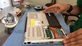 How to Open Laptop Fix Fan Sony Laptop VPCSA