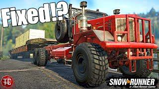 SnowRunner They FINALLY FIXED The Kenworth 963