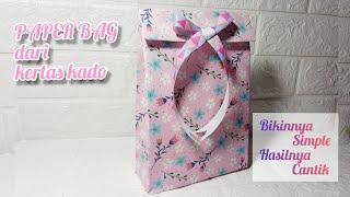 How to Wrap a Gift Without Box  Paper Bag Tutorial