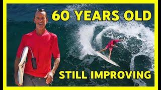 HOW THIS 60 YEAR OLD MAN STILL SURFS LIKE A KID??