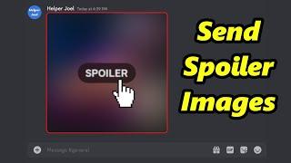 How To Mark Image As Spoiler On Discord