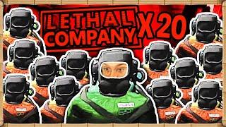 LETHAL COMPANY WITH 20 PEOPLE IS INSANITY?  Bigger Lobby Mod