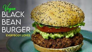 THE BEST PLANT BASED BLACK BEAN BURGER  Nothing Impossible about it