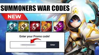 NEW SUMMONERS WAR CODES 2024  SUMMONERS WAR SKY ARENA PROMO CODE