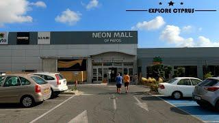 DRIVING from KINGS AVENUE MALL to NEON MALL in PAPHOS CITY in CYPRUS * 4K 60fps