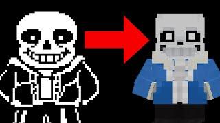 Undertale but its remade in Minecraft...