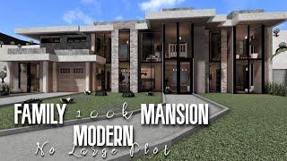 Modern Family Mansion 100k Roblox Bloxburg  No Large Plot