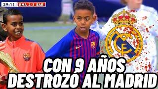  LAMINE YAMAL CON 9 AÑOS ESTABA LOCO - DESTROZA AL REAL MADRID Y LE METE UN HAT-TRICK CON 9 AÑOS