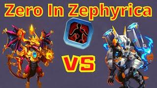 Zephyrica with Zero In vs Top Heroes  Castle Clash #ASG