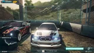 Entering Rockport City With BMW M3 GTR nfs heat engine soung and Razors Mustang in NFS MW 2012