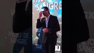 Jean Paul Leroux durante la alfombra negra del Pacto de Sangre la nueva serie de suspenso por VIX