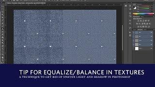 Tip for equalizebalance in textures in Photoshop for better seamless tileable textures + freebies