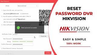 How to reset Hikvision Devices Password via SADP Tool